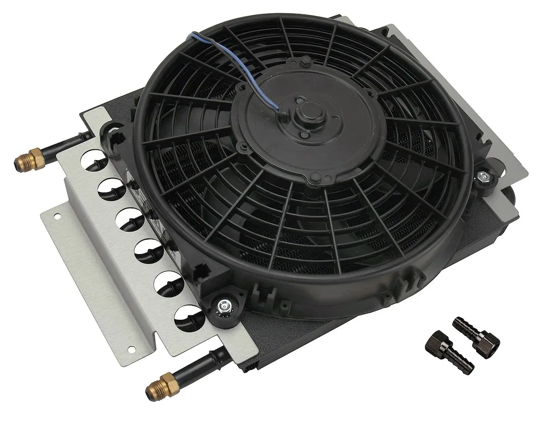 13720 – DERALE Fluid Cooler, For Engine Oil/ Transmission Fluid/ Power Steering Fluid/ Fuel 15-3/4 Inch Width X 11-1/...